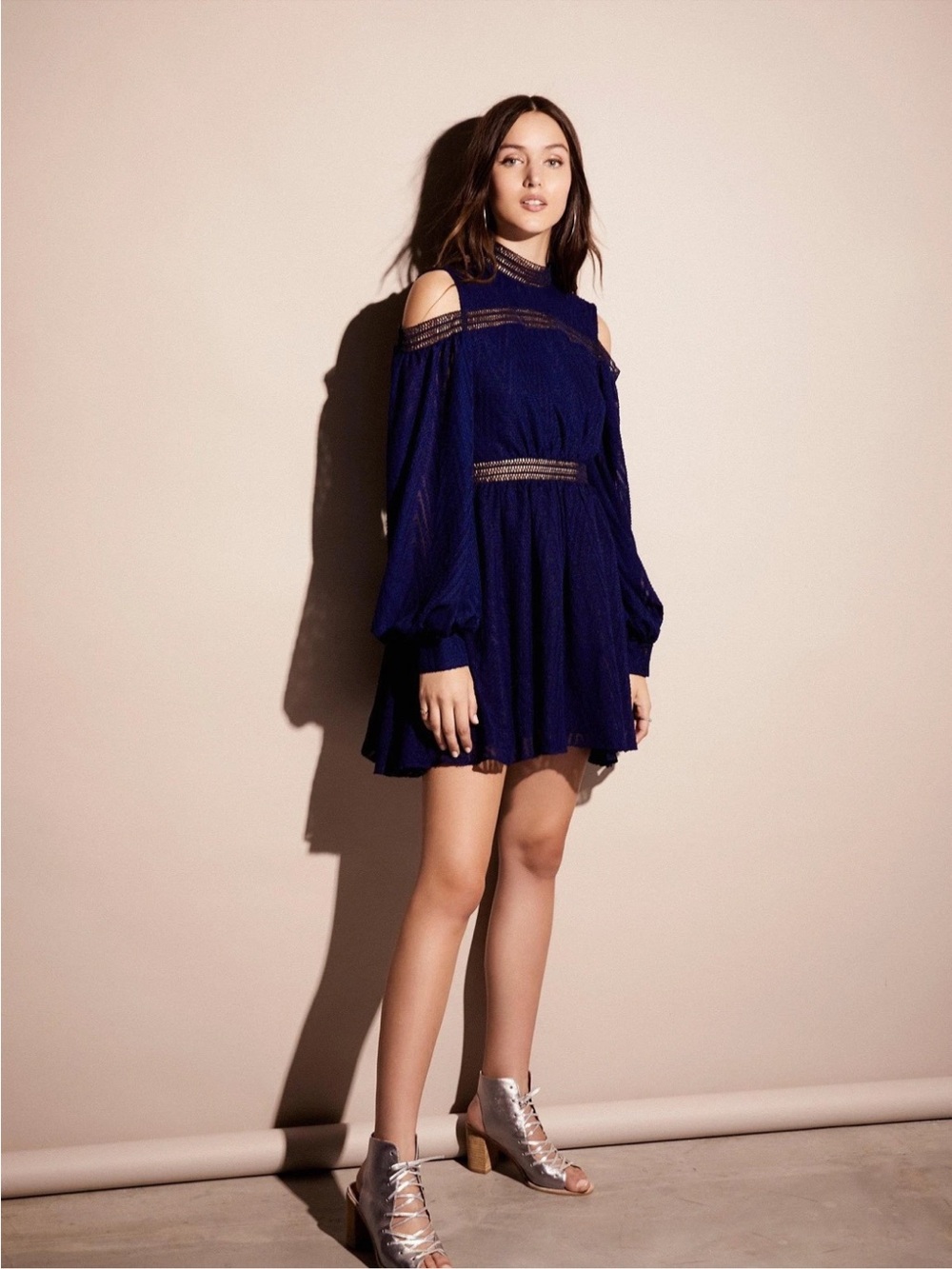 Free People Allan Cold Shoulder Mini Party Dress MRSP
$300.00 Size 8